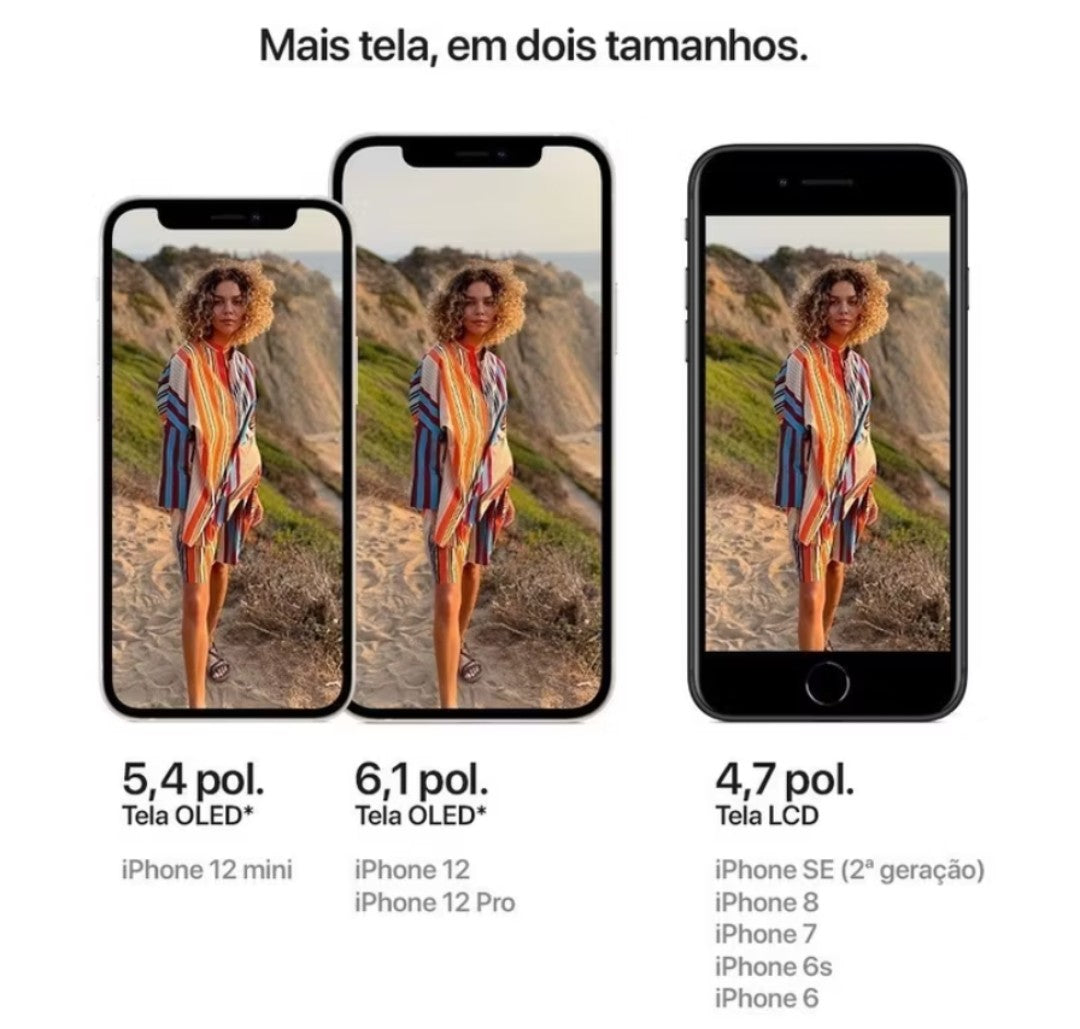 Iphone 12 64Gb/128Gb Revisado Desbloqueado com Nota Fiscal