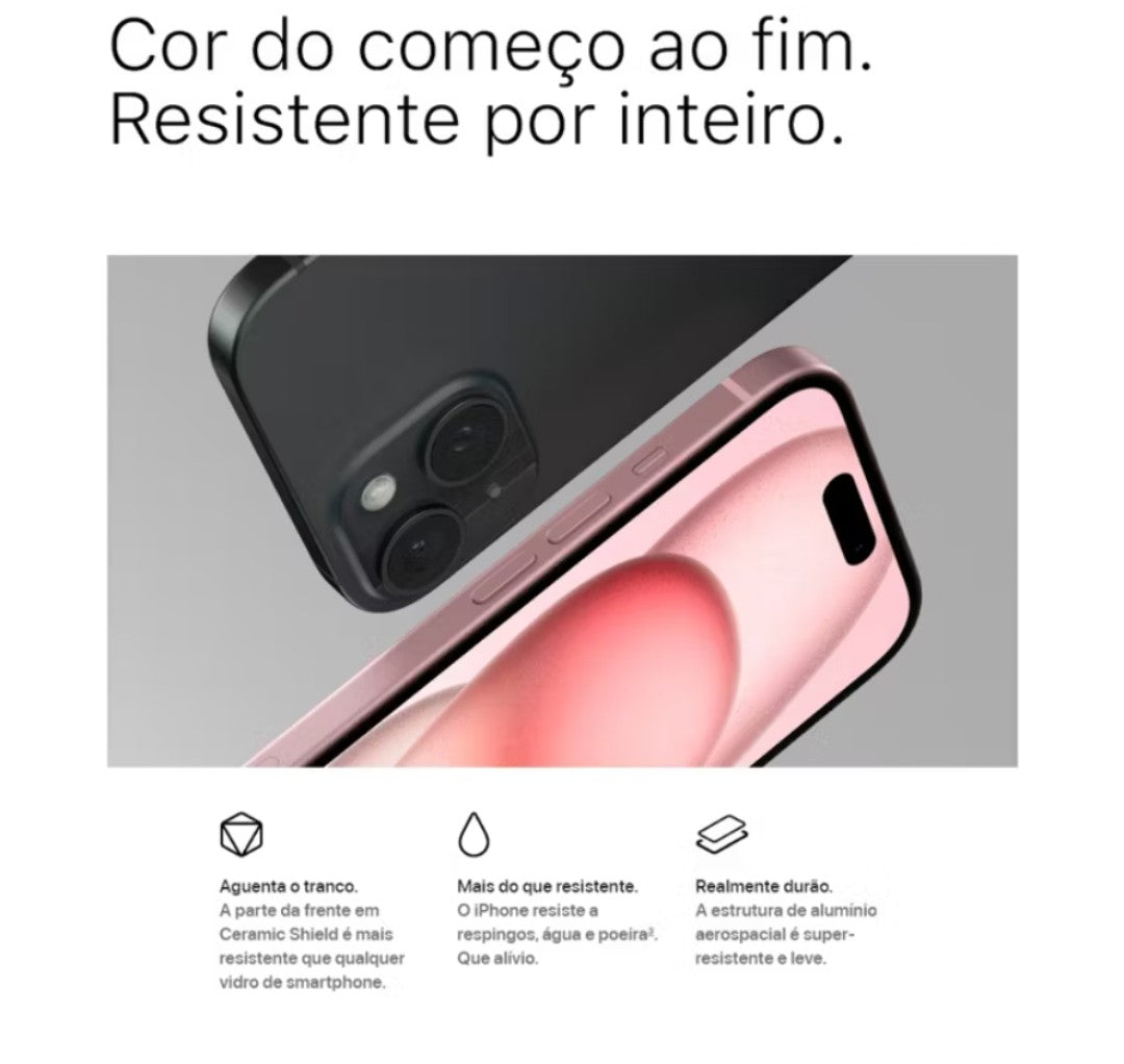 Iphone 15 128Gb/256Gb Revisado Desbloqueado com Nota Fiscal